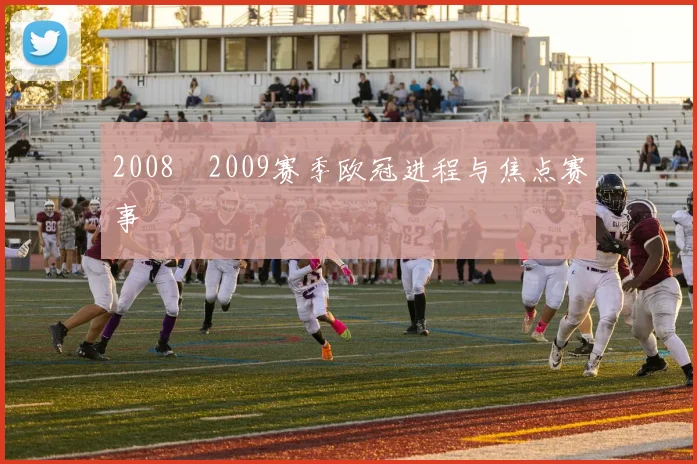 2008–2009赛季欧冠进程与焦点赛事